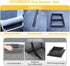 25-30 lbs(Black) Foldable Dog Car Seat for Small Dogs,Potable Puppy Booster Seat with Harness &Safety Belt, Travel Pet