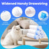 30 Pack 3MIL 37"x18" 3 Jumbo Cat Litter Bags - Extra Thick Leakproof Litter Box Liners, Heavy Duty Drawstring Cat
