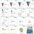 Surf Fishing Tackle Kit with Ocean Saltwater Fishing Lures, Rigs, Pyramid Sinker Weight & Hooks
