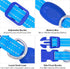 Candofly Light Up Dog Collar, USB Rechargeable Glowing Puppy Collar for Night Walking, X-Small, Blue
