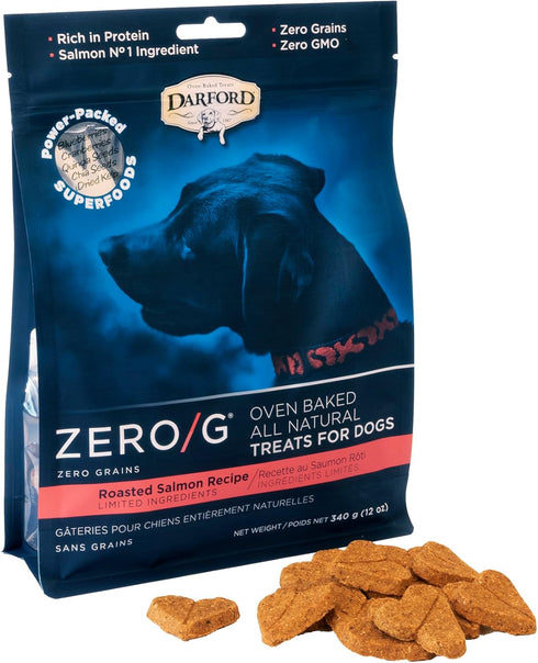 Zero/G Roasted Salmon Recipe Mini Dog Treats, 12 oz