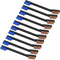 Raiseek Gun Cleaning Brushes, 10-Pack Double-Ended Multifunction Brass Nylon Bristle Brushes