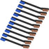 Raiseek Gun Cleaning Brushes, 10-Pack Double-Ended Multifunction Brass Nylon Bristle Brushes
