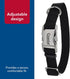 Coastal Pet Adjustable Dog Collar with Metal Buckle, Comfortable Fade-Resistant Collar for Walking & Tie Outs, Black,