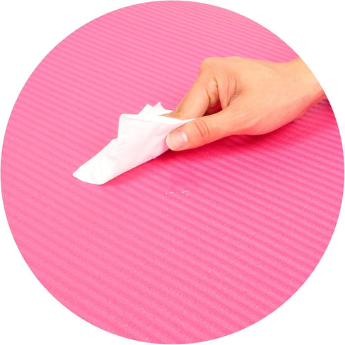 Signature Fitness Extra Thick High Density Anti-Tear Yoga Mat with Carrying Strap