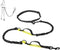 Mile High Life Retractable Hands Free Dog Leash, 7FT, Waist Running Adjustable, Reflective Dual Black Bungees, for
