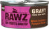 Natural Premium Minced Canned Cat Food in Gravy by Rawz, Made with Real Meat, 3 Ounce Cans, Pack of 18