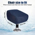 CrystalSylara 2 600d Pcs Boat Seat Covers Waterproof Oxford Pontoon Captain Chair Covers, Fabric Folding Cover