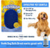 Bodhi Dog Shampoo Brush, Pet Shower & Bath Supplies for Cats & Dogs, Professional Quality Dog Wash Brush (Blue)