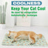 Dog Cooling Mat, Self-cooling Pad for Dogs Cats and Rabbits, Easy Washable Comfortable Mat for Pet (Medium Forest)