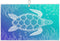 Pardick Golf Towel for Men Women, Boho Art Sea Turtle, Microfiber Fabric for Golf Bags