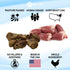 Max and Neo Freeze Dried Chicken Heart Treats, Single Ingredient, Pasture Raised, Antibiotic Free, Human Grade Chicken,