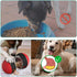 Interactive Dog Slow Feeder Toy Dog Puzzle Toys Food Dispenser for Medium Small Dogs Treat Dispensing Toy to Improve Digestion Engaging Dog Toys to Keep Them Busy (Red)