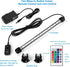 iKefe 11" Color Changing LED Fish Tank Light with Remote, Submersible Aquarium LED Fixture for Freshwater/Saltwater