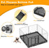 48 Inch 8 Dog Playpen Square Bottom Pad Fits for Panels Metal Exercise Pet Playpen, Dog Crate Pad Puppy Playpen Pad