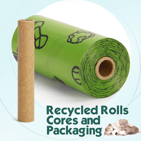 1080 Pack, Dog Poop Bags Bulk Value Strong Leak-Proof Doggie Bags for Poop, Dog Waste Bag Refill Rolls