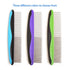 ROPO Dog Comb, Pet Grooming Comb for Cats, Removes Matted Fur, Non-Slip Comfort Grip Handles, Blue (Plastic Rubber