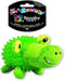 Spunky Pup Lil' Bitty Squeakers Dog Toy, Small Sized Toy with Ball Squeaker, Gator