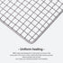 iBasingo Mini Outdoor Titanium Grill Mesh Net, Ultralight Baking Cooling Rack for Camping and Travel