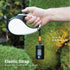 SVD.PET Dog Poop Bag Dispenser, Retractable Waste Bag Holder, Lightweight with Stretchy Strap for Any Dog Leash (Black)