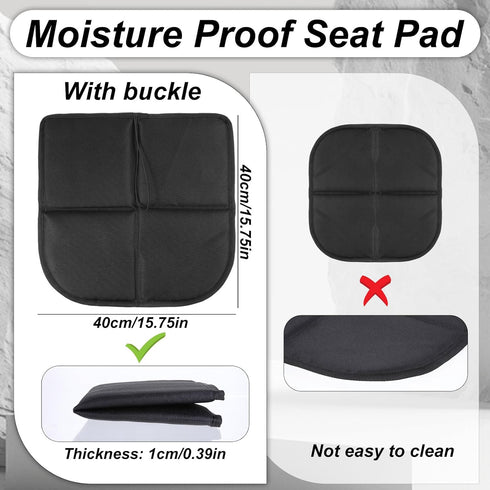 Ptwola Backpacking Portable Seat Cushion Sponge Camping Sitting Pad Folding Seat Pad Mat Comfort Thick Travel Stadium