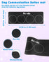 Dog Buttons for Communication, 4 Dog Talking Button Set, 30s Voice Recordable Pet Training Buzzer with Waterproof Mat