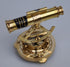 Nautical Solid Brass Alidade Telescope Compass -Home Decor Pirate Captain Boat Toy, Navigation Tool Pirate Marine