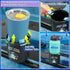 Kayak Cup Holder with Rubber Tabs, Drink Holder, Fishing Tool and Lures Storage, Track Mount Accessories