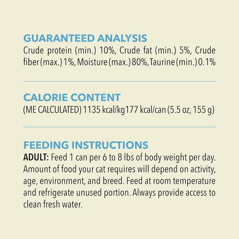 5.5oz (12 count) ACANA Premium Pate Wet Cat Food in Bone Broth Tuna + Chicken Recipe Cans