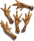 100% (75 Pack) Jack&Pup Dried Chicken Feet Dog Treats | Natural, Fully Digestible, Dehydrated Chicken Feet for Dogs