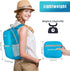 ZOMAKE Ultra Lightweight 20L Hiking Backpack, Packable Water Resistant Daypack for Women & Men (Light Blue)