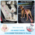 2 Pack Lukovee Dog Seatbelt Leash for Cars, Pet Safety Seat Belt with Adjustable Buckle & Reflective Bungee, Connect