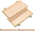 4 PCS Natural Wood Bird Perch Stand Platform Toy for Parrot, Budgies, Parakeet, Cockatiels, Conure, Lovebirds (Style 1)