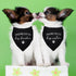Yishuliwu Pack 2 Promoted to Big Brother Sister White Pet Dog Bandanas Triangle Scarf Bandanas Bibs Birthday Party