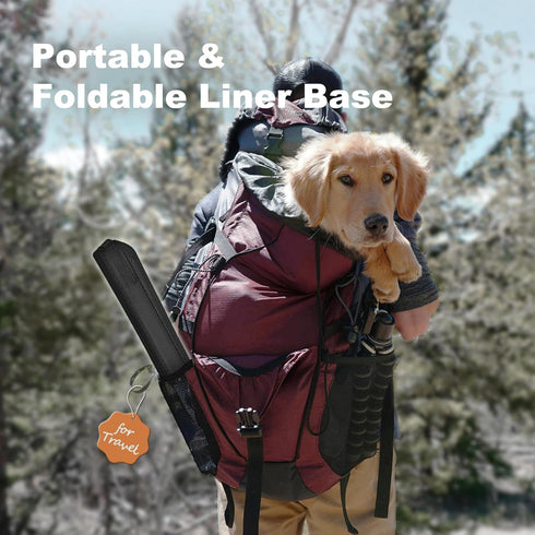 HQ4US 4LEGS 44''x34'' Large Portable Dog Pee Pads Holder for Travel, Puppy Pad Holder Foldable Liner Base Training Pad