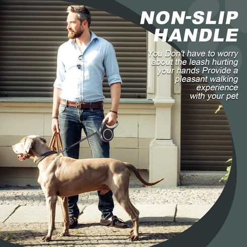 Retractable Dog Leash, 20 FT Walking Leash for Small/Medium Dogs or Cats up to 44 lbs, Tangle Free Nylon Cord
