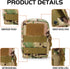 Gogoku 3 Pack Pack Molle Pouch Combo Water Bottle Pouch Holder Tactical Molle Pouches Compact Utility Waist Bag