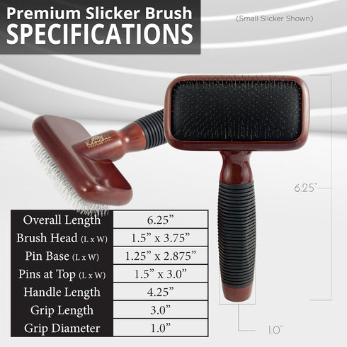 Kenchii Slicker Brush (Small) for Grooming Pets