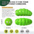 Indestructible Dog Chew Toys for Aggressive Chewers, Tough Food Grade Material for Medium Large Breed (Green)