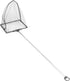 Lpraer 5" x 6" Aquarium Fish Net, Extendable Telescopic Stainless Steel Handle for Fish Tank