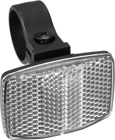 X AUTOHAUX Bicycle Warning Reflectors, 2.13"x1.57" Plastic White Bike Accessories