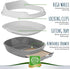 Small Pet Select Pine Pellet Cat Litter Box with 5 Pee Pads and Litter Scoop, Easy to Clean System