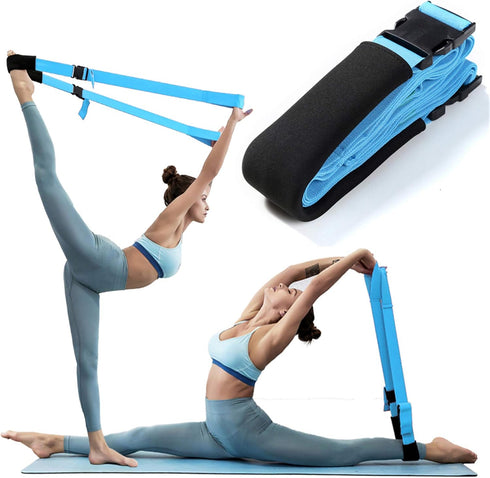 Fitness Stretch Strap - Adjustable Leg Stretch Band for Body Flexibility, Premium Equipment for Exercise and Therapy