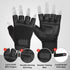 13" DEFY Padded Weight Lifting Gloves with Long Wrist Wrap Genuine Leather Gym Gloves for Power Lifting, Cross