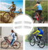 Garneck 10pcs Bicycle Reflector Decked Accessories, Professional Bike Warning Wheel Reflectors