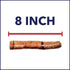 Pet Factory 100% USA Beefhide 8" Rolls Dog Chew Treats - Beef Flavor, 15 Count/1 Pack