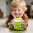 Round Transparent Snail Terrarium Kit, Small Animal Carrier with Removable Base, Portable Bug Observation Box