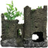 Aquarium Medieval Resin Castle Decorations - Realistic Castle Decoration Accessories, Shelter for Betta Fish