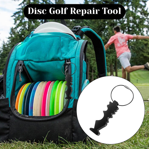 CIATBYYJ Repair Tool for Disc Golf, Portable Disc Golf Edge Maintenance Tool, Light Blue Flying Discs Maintenance Tools