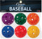 Champion Sports 9" Hollow Plastic Baseballs Lightweight, Durable Practice Balls for All